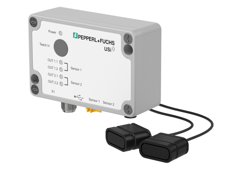 Das neue Ultraschallsensorsystem USi-industry ermöglicht eine dreidimensionale Bereichsüberwachung