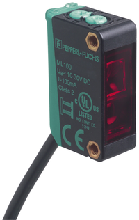 Kompaktní fotoelektrický senzor ML100-8-HW s detekcí pozadí